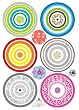 Reusable Wall Sticker Decal - FLOWER SPINDLE