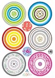 Reusable Wall Sticker Decal - FLOWER SPINDLE