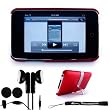 Durable iPod Touch 2nd / 3rd Generation Hard shell case cover for 8GB, 16GB, 32GB, 64GB (newest model) + Includes a 4-inch ebigvalue TM Determination Hand Strap and Earphone Headset with Mic (Hand Free, Headphones)