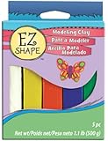 Sculpey 5-Piece EZ Shape Modeling Clay, Primary Color Set