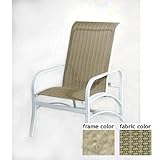 IMAGE OF Sunnibay Aluminum Sling Recliner With Saddle Frame And B0652 Fabric