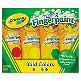 Crayola 4ct Washable Fingerpaints Primary