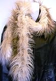 Fur Scarf Ladies Shaggy Llama