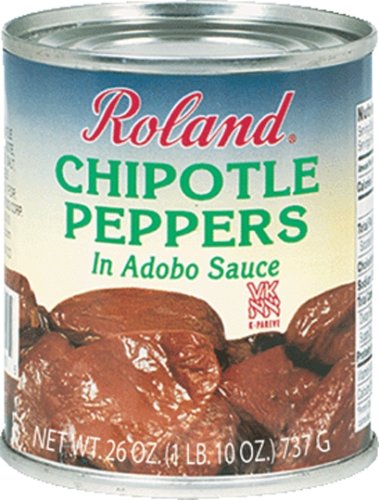 Roland Chipotle Peppers In Adobo Sauce, 26-Ounce Can (Pack of 4) by Roland