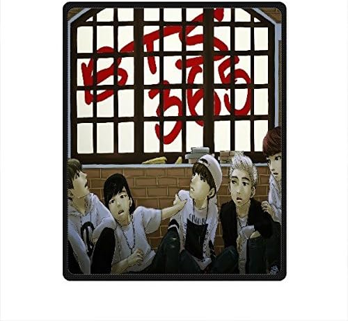 Hot Kitchen Custom BTS Machine Washable Fleece Throw Blanket 40" x 50"