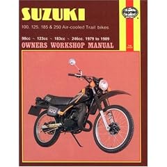 Suzuki 100, 125, 185 and 250cc Trail Bikes 1979-85 Owner's Workshop Manual (Motorcycle Manuals)