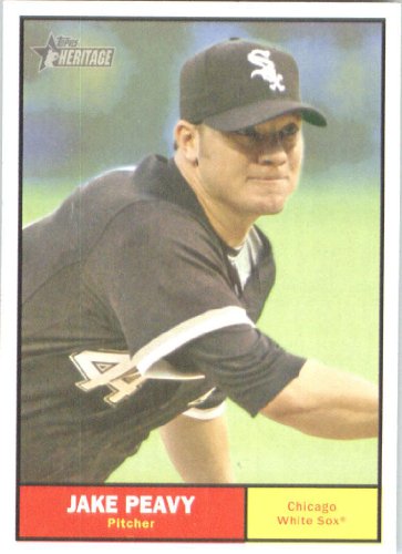 2010 Topps Heritage #56 Jake Peavy - Chicago White Sox (Baseball Cards)