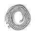 Beauniq Men's Solid Sterling Silver Rhodium Plated 2.60 Millimeters Heavy Franco Chain Necklace