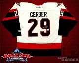 Martin Gerber Autographed/Hand Signed Ottawa Senators White CCM Replica Jersey