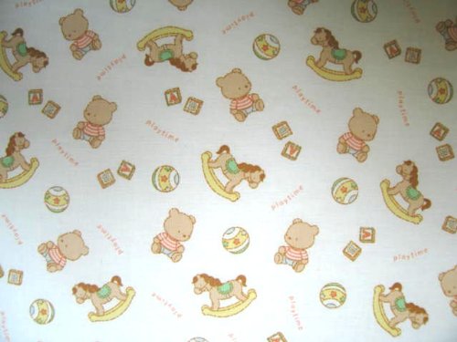 Picture of Cozy SheetWorld Fitted Pack N Play (Graco Square Playard) Sheet - Playtime - Made In USA PP3636-W256 (Playard Bedding)