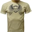 Skull With Wings T-shirt, Death T-shirts, Hardcore Gothic T-shirts