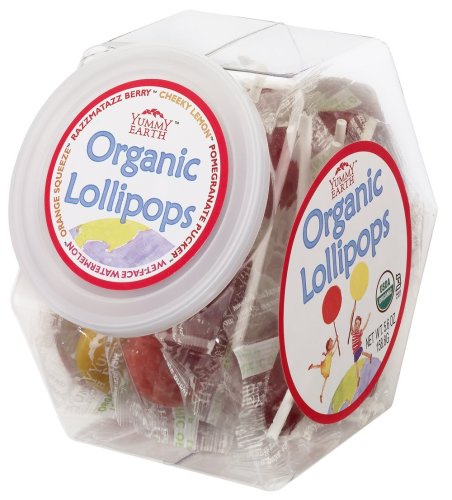 YummyEarth Organic Lollipops, Assorted Flavors, 30-Count Containers (Pack of 5) by YummyEarth