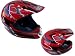THH TX-11 MotoCross Helmet Red/Black Design