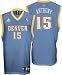 Carmelo Anthony Jersey: adidas Light Blue Replica #15 Denver Nuggets Jersey - Small