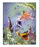 Waiting Mermaid Art Giclee Poster Print by Shelley Xie, 16x20