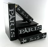 Paris France Bookend Leather Side Book End