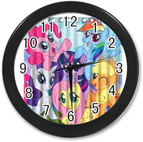 Laus Home Decoration Custom Custom Carton Anime My Little Pony Elegant Wall Clock Modern Design Watch 9.65