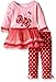 Bonnie Baby Baby Girls' Butterfly Heart Applique Knit Playwear Set