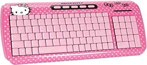 Hello kitty 2.4ghz wireless keyboard - pink (90509a-pnk…