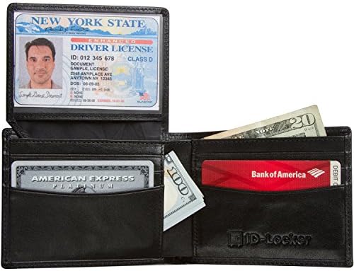 RFID Blocking Wallet for Men - Bifold Leather Men Wallets - Mens Wallets