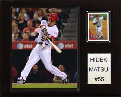 MLB Hideki Matsui Los Angeles Angels Player Plaque