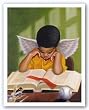 In His Light (Boy) by Henry Battle 8"x10" Art Print Poster