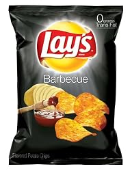 Lay's Potato Chips, Barbecue, 1.5-Ounce Large Single Serve Bags (Pack of 64)