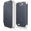elago G6 Leather Flip Case for Galaxy Note 2+ HD Professional Extreme Clear film included - Full Retail Packaging - Jean Indigo