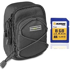 KIT aus Bundlestar * BAXXTAR II + Le Mans Mustang SDHC 8GB Class 10 (NEUESTE Generation, ready USB 3.0) Canon PowerShot G12 G11 SX150 SX130 SX120 IS -- Nikon CoolPix P7000 P7100