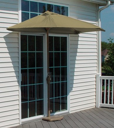 9 Ft. OFF-THE-WALL BRELLA with Olefin Fabric (Antique Beige) (99