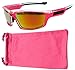 VertX Polarized Neon Sunglasses Sport Cycling Running Outdoor & Microfiber Pouch