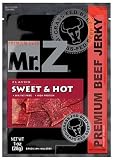 Mr. Z Premium Beef Jerky Sweet & Hot Flavor, 1-Ounce Bags (Pack of 12)