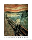 Edvard Munch The Scream Art Print POSTER Surreal   16x20