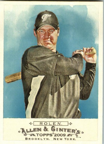 2009 Topps Allen & Ginter Baseball Card #223 Scott Rolen Toronto Blue Jays - MINT Condition - Shipped In Protective ScrewDown Display Case!