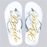 Bride's Flip Flop Sandals - up to Women's size 8