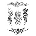 Tattoo Black Art Tribals 6781
