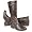 JANE KLAIN Damen Winter Langschaft Stiefel, Crinkleoptik, mocca braun