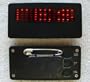 LED Digital Scrolling Message Name ID Tag - Black With Red LED