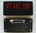 LED Digital Scrolling Message Name ID Tag - Black With Red LED