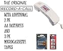 The Original Record A Call - Telephone Handset Recorder with Volume Control (White) With Additional 3 Micro Cassettes & Batteries