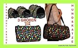 Hundetragetasche, Transporttasche, Hundetasche oder Katze, Gr. S, 36.5 x 21 x 19 cm