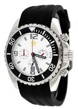 Rogue Warrior Interceptor Silicone Rubber Band 100M Chronograph Watch