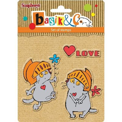 ScrapBerry'sBasik'S New Adventure Clear Stamps 4"X4"-Basik'S Big Date
