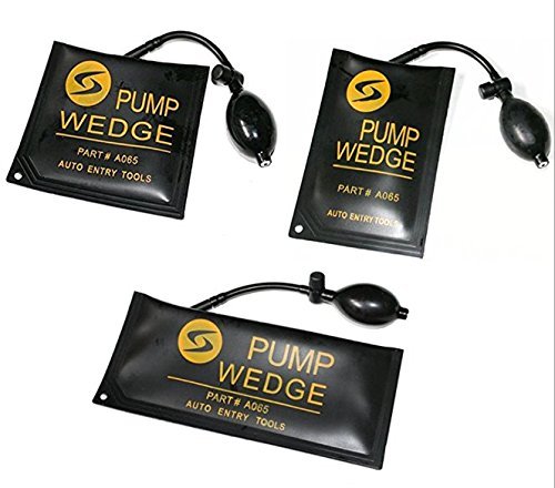 Looching 3 Pcs Air Wedge Pump Wedge Auto Entry Tool Professional Air Wedge Alignment Tool Inflatable Shim Home Improvement Power Hand Tools Pry Bars