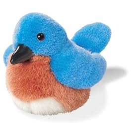  Eastern Bluebird - Audubon Plush Bird (Authentic Bird Sound)