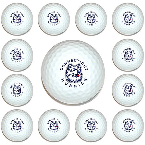Connecticut Huskies Dozen Pack Of Golf Balls From Team Golf