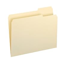 Smead Folder, Letter, 11 Point, 1/3 Cut #3 Tab, Manila, 100 Per Box (10333)