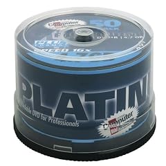 Platinum 4,7 GB DVD+R DVD-Rohlinge (16x Speed, 120 Min) in 50er Spindel