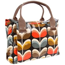 travel shoulder bag Orla Kiely Laminated Shadow Stem Print Me