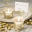 Heart Design Candle Favors-Place Card Holders, 1